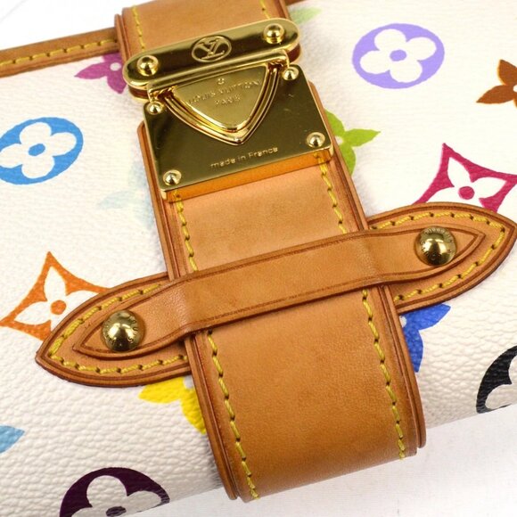 Louis Vuitton White Multicolor Shirley Handbag - Picture 2 of 9